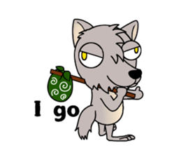 Animal sticker 40 English ver. sticker #4630373