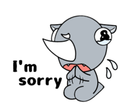 Animal sticker 40 English ver. sticker #4630380