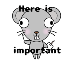 Animal sticker 40 English ver. sticker #4630386