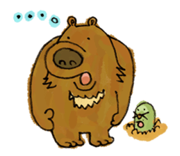 Popcorn-Bear and Moris ver:2 sticker #4630849