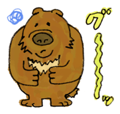 Popcorn-Bear and Moris ver:2 sticker #4630850