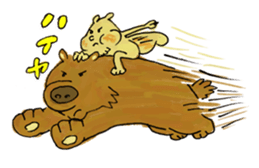 Popcorn-Bear and Moris ver:2 sticker #4630886