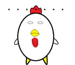 Birds that are similar to egg. sticker #4630909