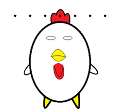 Birds that are similar to egg. sticker #4630909