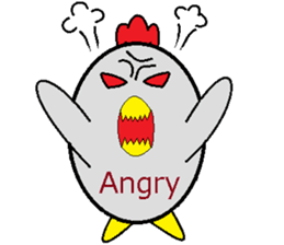 Birds that are similar to egg. sticker #4630915