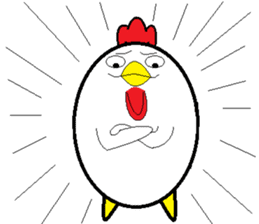 Birds that are similar to egg. sticker #4630918