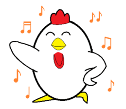 Birds that are similar to egg. sticker #4630920