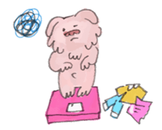 Drooped ear Rabbit sticker #4631012