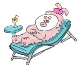 Drooped ear Rabbit sticker #4631021