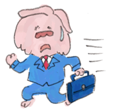 Drooped ear Rabbit sticker #4631022