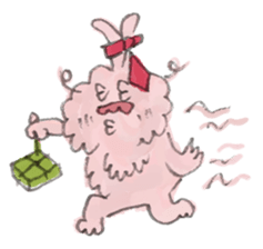 Drooped ear Rabbit sticker #4631034