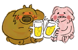 Drooped ear Rabbit sticker #4631040