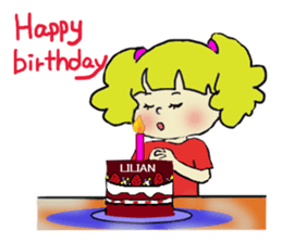 Curious, precocious Lillian's diary. sticker #4631112