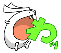 Excuse me, I am a rabbit! PART7 sticker #4631227