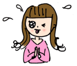 Lady standard sticker #4632451