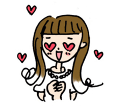 Lady standard sticker #4632454