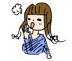 Lady standard sticker #4632455