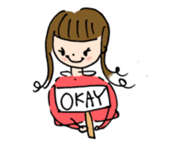 Lady standard sticker #4632459