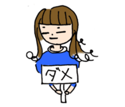 Lady standard sticker #4632462