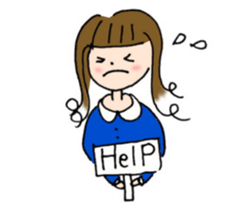 Lady standard sticker #4632463