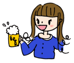 Lady standard sticker #4632464