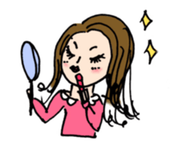 Lady standard sticker #4632466