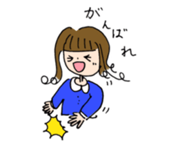 Lady standard sticker #4632467