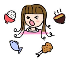 Lady standard sticker #4632469