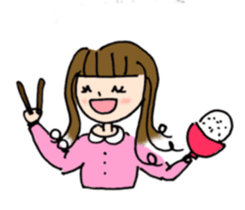 Lady standard sticker #4632470