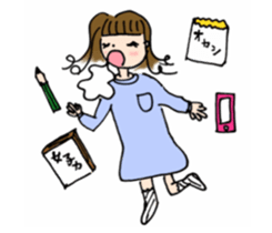 Lady standard sticker #4632476