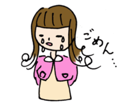 Lady standard sticker #4632482