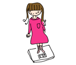 Lady standard sticker #4632485