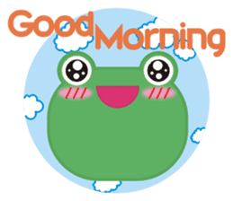 Frog is here (Part III) sticker #4632528