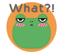 Frog is here (Part III) sticker #4632533