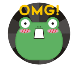 Frog is here (Part III) sticker #4632534
