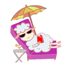 Sheep sheep sweetheart sticker #4632735