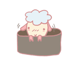 Sheep sheep sweetheart sticker #4632765