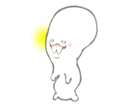 Strange creature named Shirako Kimura sticker #4633374