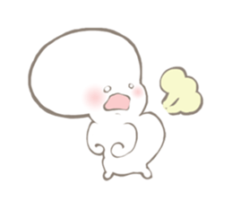 Strange creature named Shirako Kimura sticker #4633381