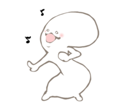 Strange creature named Shirako Kimura sticker #4633387