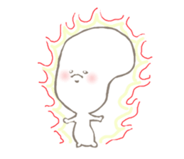 Strange creature named Shirako Kimura sticker #4633388