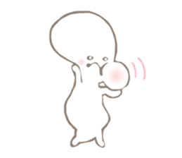 Strange creature named Shirako Kimura sticker #4633395