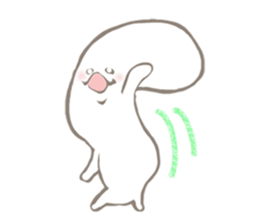 Strange creature named Shirako Kimura sticker #4633398