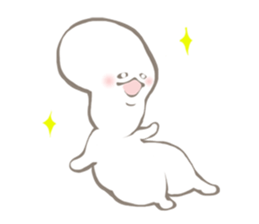 Strange creature named Shirako Kimura sticker #4633405