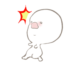 Strange creature named Shirako Kimura sticker #4633406