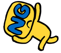 Square pudding sticker #4633500