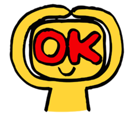 Square pudding sticker #4633501