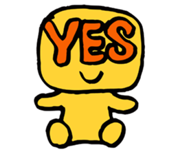 Square pudding sticker #4633502