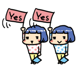 Twins of life sticker sticker #4633766