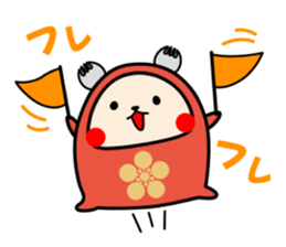 Kanazawa-ben Sticker "Jiwamon's"2 sticker #4634377